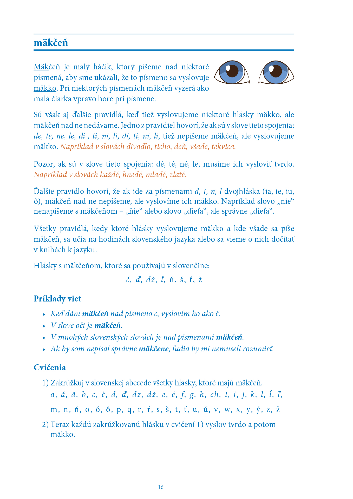 Gramatika - základy - pracovný zošit - strana 16